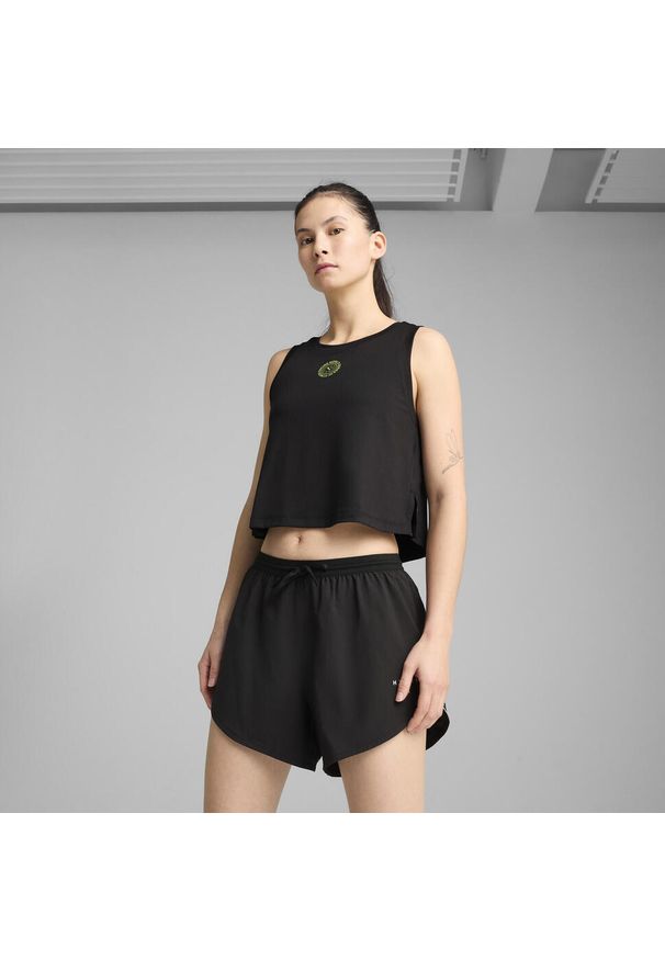 Puma - Damski top bez rękawów PUMA x HYROX CLOUDSPUN PUMA Black. Kolor: czarny. Długość rękawa: bez rękawów. Sport: bieganie