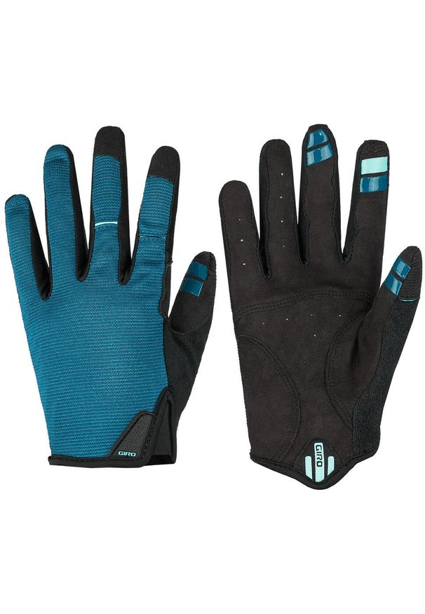 GIRO - Długie rękawiczki damskie Giro DND. Kolor: niebieski. Sport: kolarstwo