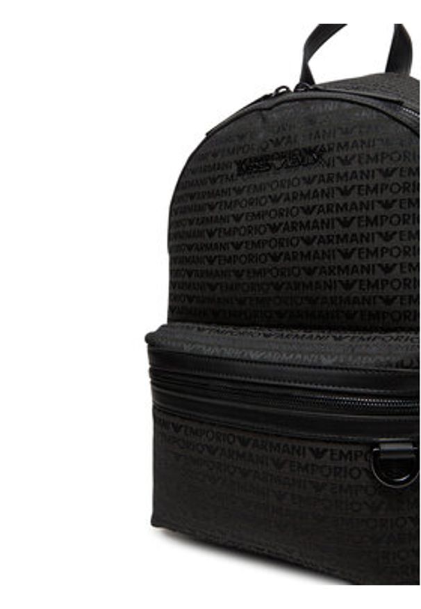 Emporio Armani Plecak EM001209 AF13823 U8168 Czarny. Kolor: czarny. Materiał: materiał
