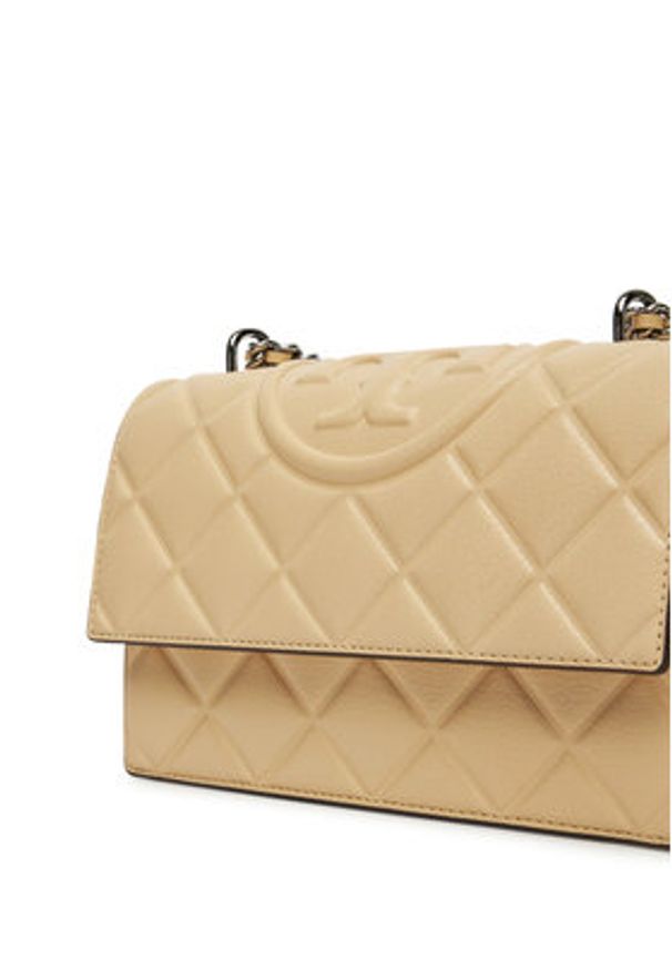 Tory Burch Torebka 164800 Beżowy. Kolor: beżowy. Materiał: skórzane