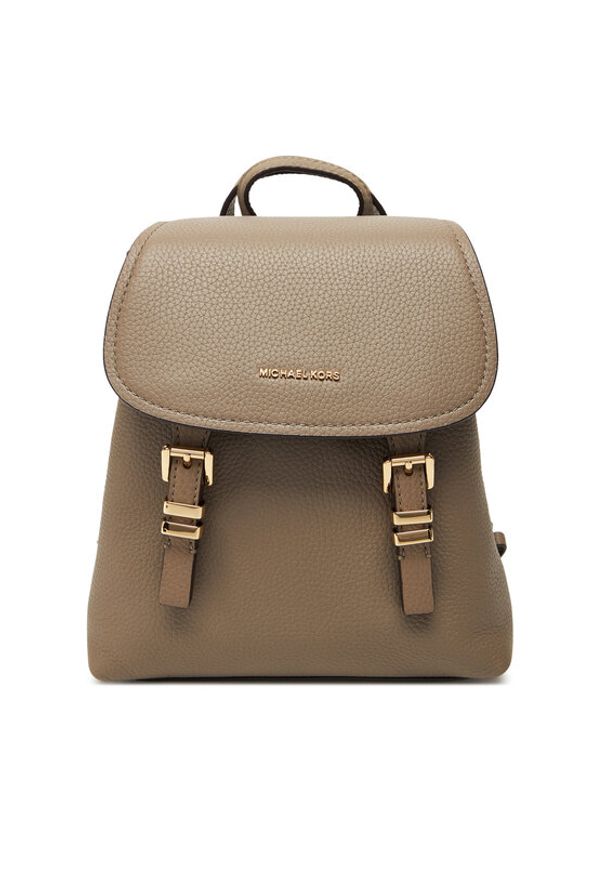 MICHAEL Michael Kors Plecak Quinn 30T5GQNB0L Beżowy. Kolor: beżowy. Materiał: skóra
