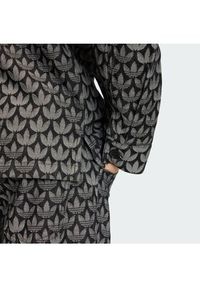 Adidas - adidas Koszula jeansowa Monogram KC6379 Szary Loose Fit. Kolor: szary. Materiał: bawełna #2