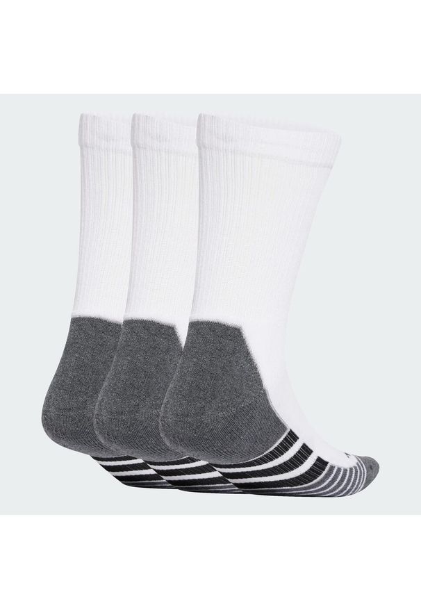Adidas - Skarpety Performance CLIMACOOL Cushioned Crew 3 Pairs. Kolor: czarny, biały, wielokolorowy. Materiał: materiał. Technologia: ClimaCool (Adidas)