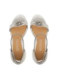 Guess Sandały FLJKBB LEL03 Srebrny. Kolor: srebrny. Materiał: skóra #5