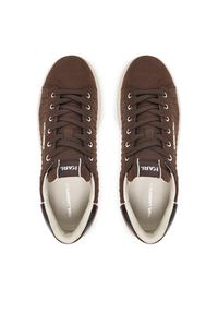 Karl Lagerfeld - KARL LAGERFELD Sneakersy Kapri KL52547K Brązowy. Kolor: brązowy. Materiał: skóra, nubuk #2