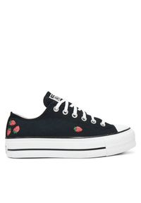 Trampki Converse. Kolor: czarny. Obcas: na platformie