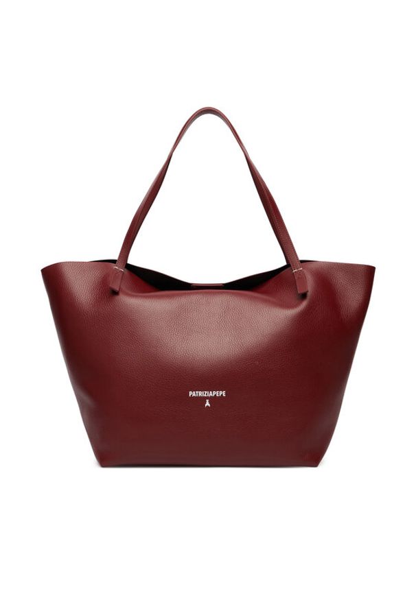 Patrizia Pepe Torebka 2B0130/L148-B861 Brązowy. Kolor: brązowy. Materiał: skórzane