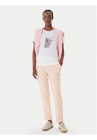 Liu Jo Sport Spodnie dresowe TA6031 FS002 Beżowy Regular Fit. Kolor: beżowy. Materiał: bawełna #3