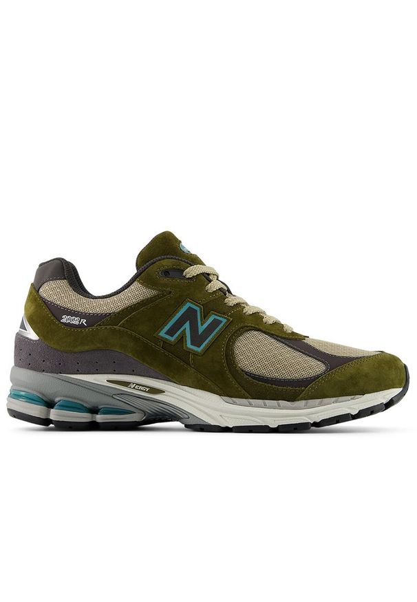 Buty unisex New Balance U20028RG - zielone. Kolor: zielony. Materiał: guma, skóra. Szerokość cholewki: normalna