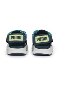 Buty do chodzenia niemowlęce Puma Evolve Sandal AC Inf. Kolor: niebieski, żółty, wielokolorowy. Materiał: materiał