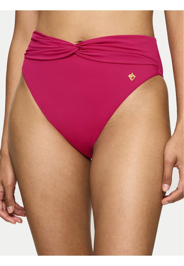 Triumph Dół od bikini Summer Twist 10222288 Różowy. Kolor: różowy. Materiał: syntetyk