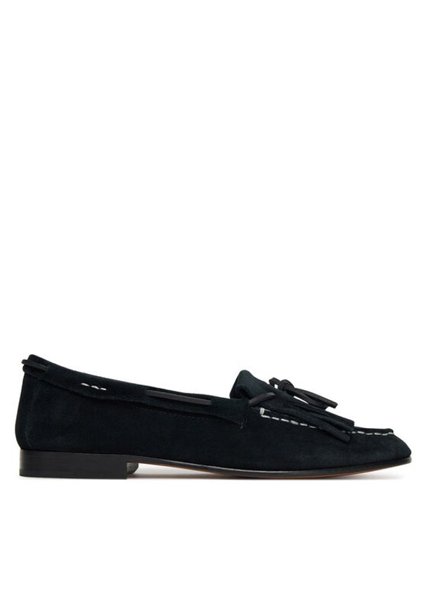 Polo Ralph Lauren Loafersy 818942648001 Czarny. Kolor: czarny. Materiał: skóra, zamsz