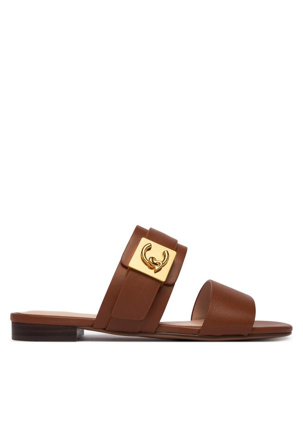 Klapki Coccinelle. Kolor: brązowy