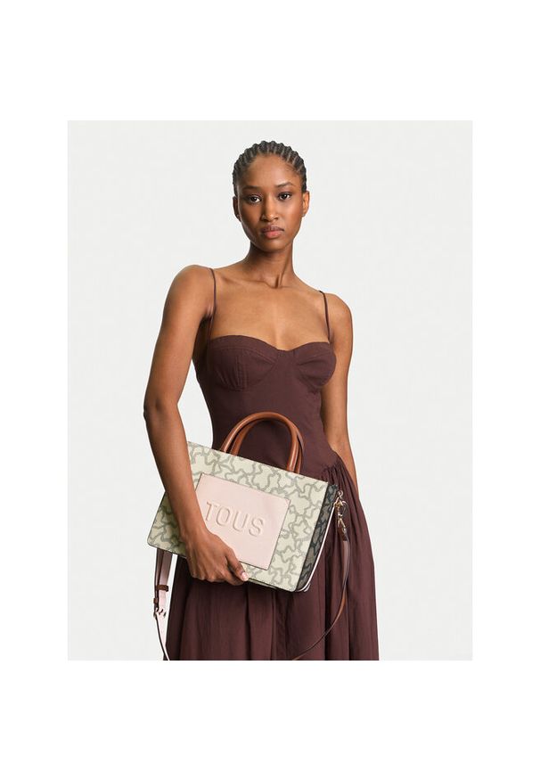 Tous - Torebka TOUS. Kolor: beżowy