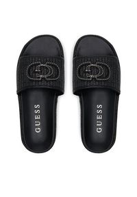 Guess Klapki FLJLNY FAB19 Czarny. Kolor: czarny. Materiał: materiał #4
