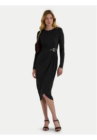 Lauren Ralph Lauren - LAUREN RALPH LAUREN Sukienka codzienna 250951397001 Brązowy Slim Fit. Okazja: na co dzień. Kolor: brązowy. Materiał: syntetyk. Typ sukienki: proste. Styl: casual #5