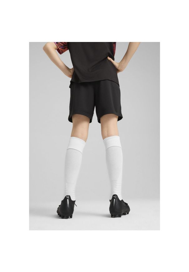 Puma - Młodzieżowe szorty piłkarskie IndividualCUP PUMA Black. Kolor: czarny. Sport: piłka nożna