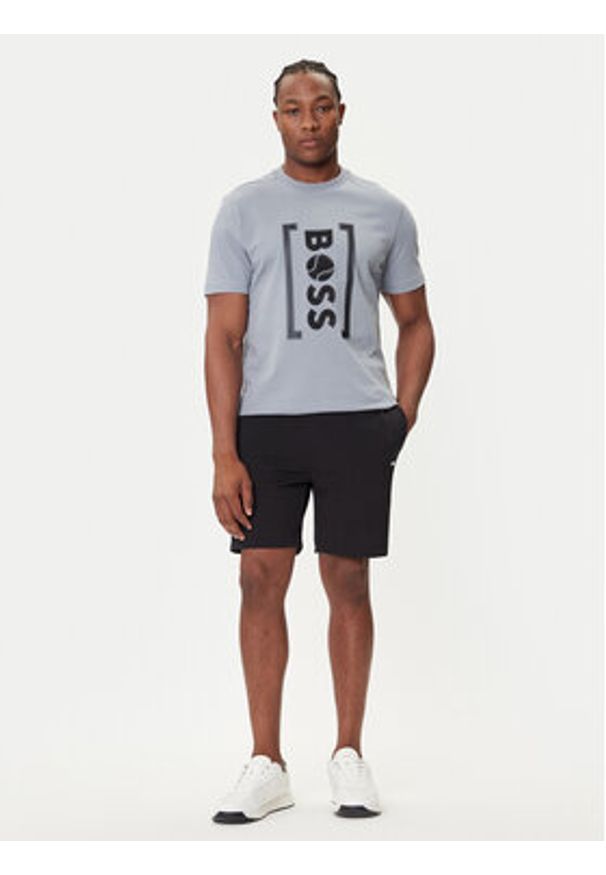 BOSS T-Shirt Iconic TL 50543905 Szary Relaxed Fit. Kolor: szary. Materiał: bawełna