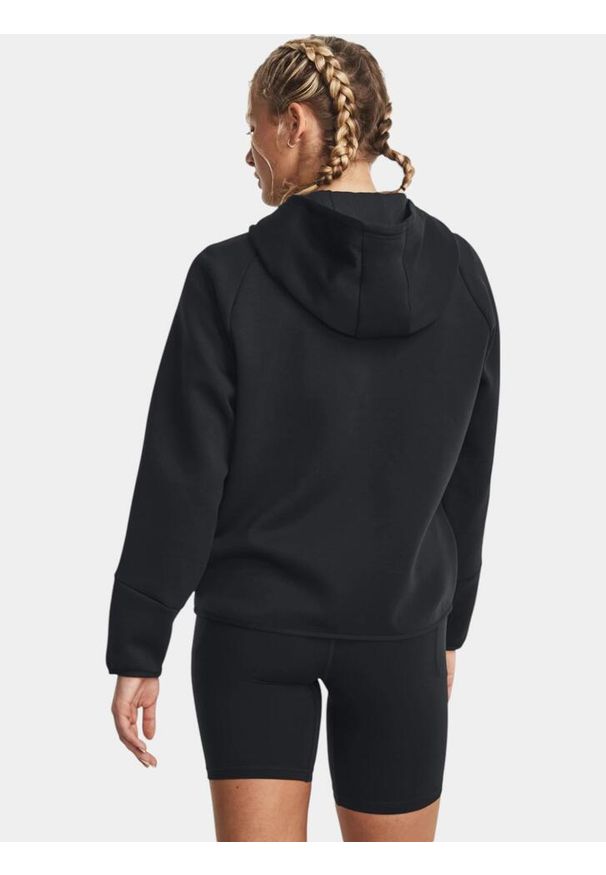 Bluza z kapturem damska Under Armour Unstoppable FZ. Typ kołnierza: kaptur. Kolor: czarny