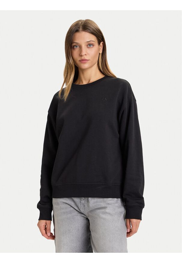 Calvin Klein Jeans Bluza Archive LV047B236G Czarny Relaxed Fit. Kolor: czarny. Materiał: bawełna