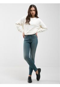 Big-Star - Spodnie jeans damskie Melinda High Waist 327. Stan: podwyższony. Kolor: niebieski. Sezon: lato. Styl: klasyczny, elegancki #5