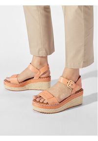 Pepe Jeans Espadryle Witney Brand PLS90576 Różowy. Kolor: różowy. Materiał: skóra #5