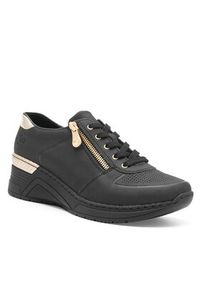 Rieker Sneakersy N4305-00 Czarny. Kolor: czarny #4