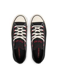 Converse Trampki Chuck Taylor All Star Lift Platform Hearts A19059C Czarny. Kolor: czarny. Materiał: materiał. Obcas: na platformie #8