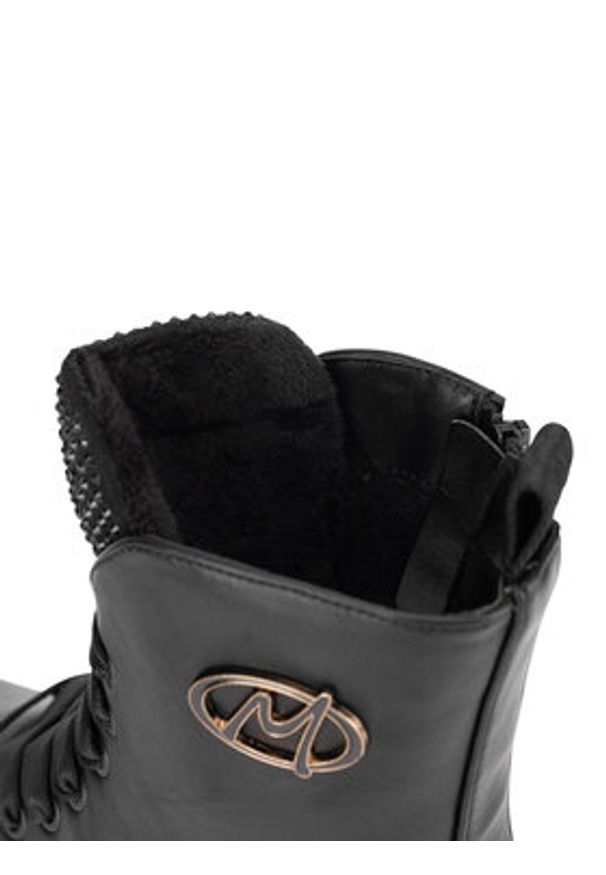 MEXX Trzewiki MI001711843W Czarny. Kolor: czarny. Materiał: materiał