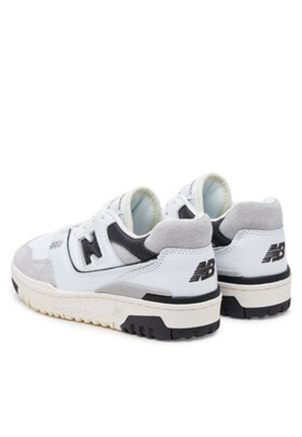 New Balance Sneakersy BB550GWB Biały. Kolor: biały. Materiał: skóra