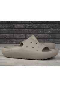 Klapki męskie basenowe Crocs CLASSIC SLIDE V2. Kolor: beżowy. Sport: pływanie