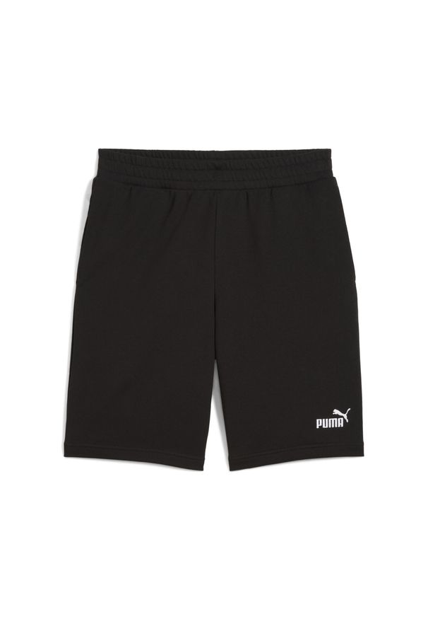 Puma - Męskie szorty Essentials 10" z logo No. 1 PUMA. Kolor: fioletowy, czarny, szary, wielokolorowy. Sport: fitness