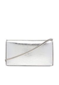 Calvin Klein Torebka Ck Metallic Wallet On Chain LV04F3320G Srebrny. Kolor: srebrny. Materiał: skórzane #3