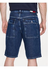 Tommy Jeans Szorty jeansowe Aiden DM0DM16752 Niebieski Relaxed Fit. Kolor: niebieski. Materiał: jeans, bawełna