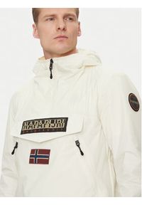 Napapijri Kurtka anorak Rainforest NP0A4HX6 Écru Regular Fit. Materiał: syntetyk #3