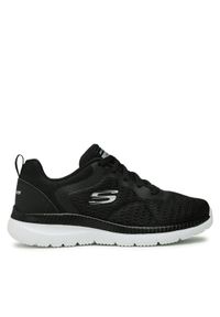 skechers - Skechers Sneakersy Quick Path 12607/BKW Czarny. Kolor: czarny. Materiał: materiał #1