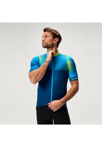 ENDURA - Koszulka rowerowa męska Endura Bitmap FS260. Kolor: żółty, niebieski, zielony, wielokolorowy. Sport: kolarstwo #1
