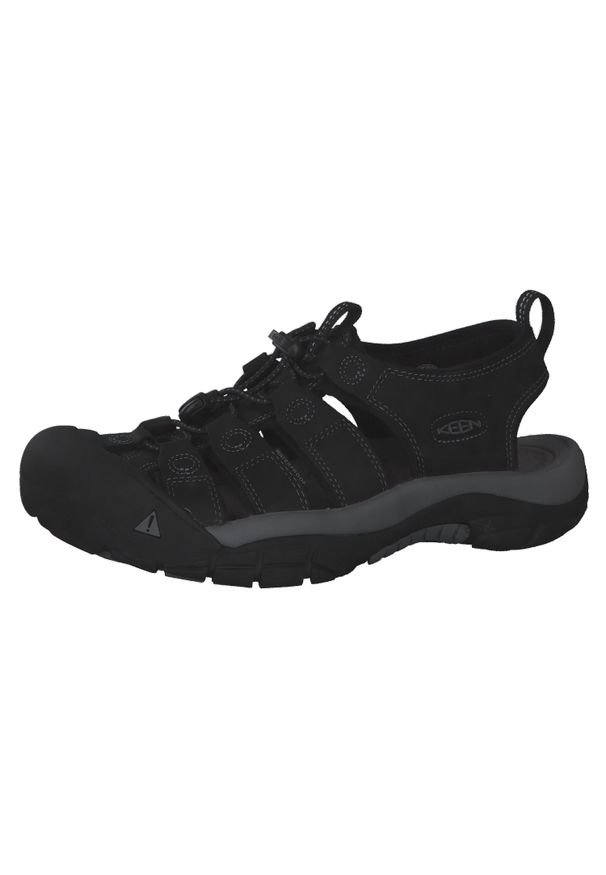 keen - Buty trekkingowe męskie Keen Newport. Zapięcie: sznurówki. Kolor: szary, czarny, wielokolorowy. Materiał: materiał, syntetyk, skóra. Sport: turystyka piesza