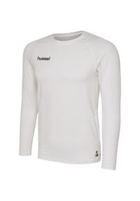 Koszulka termoaktywna z długim rękawem dla dorosłych Hummel First Performance. Kolor: biały. Materiał: jersey. Długość rękawa: długi rękaw. Długość: długie #1