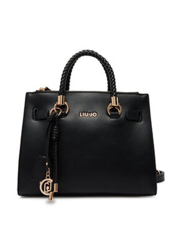 Liu Jo Torebka AA6069 E1012 Czarny. Kolor: czarny. Materiał: skórzane