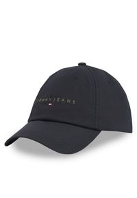 Czapka z daszkiem Tommy Jeans. Kolor: czarny #1