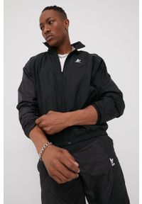 adidas Originals kurtka HE2952 męska kolor czarny przejściowa. Okazja: na co dzień. Kolor: czarny. Materiał: materiał. Długość rękawa: raglanowy rękaw. Styl: casual #2