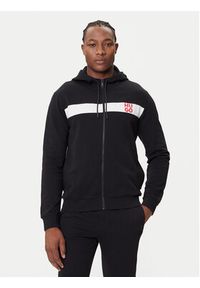 Hugo - HUGO Dres DapieDoaky 50485042 Czarny Regular Fit. Kolor: czarny. Materiał: bawełna #6