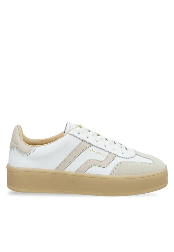 GANT - Gant Sneakersy 32531202 Biały. Kolor: biały. Materiał: skóra