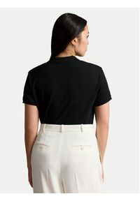 Polo Ralph Lauren Polo 211870245005 Czarny Slim Fit. Typ kołnierza: polo. Kolor: czarny. Materiał: bawełna #9