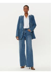 MICHAEL Michael Kors Jeansy MF49065FAU Niebieski Wide Leg. Kolor: niebieski #4