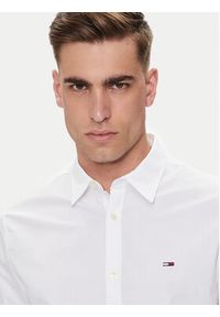 Tommy Jeans Koszula Entry DM0DM19519 Biały Regular Fit. Kolor: biały. Materiał: bawełna #4