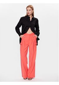 DKNY Koszula P31M0RY3 Czarny Oversize. Kolor: czarny. Materiał: bawełna #3
