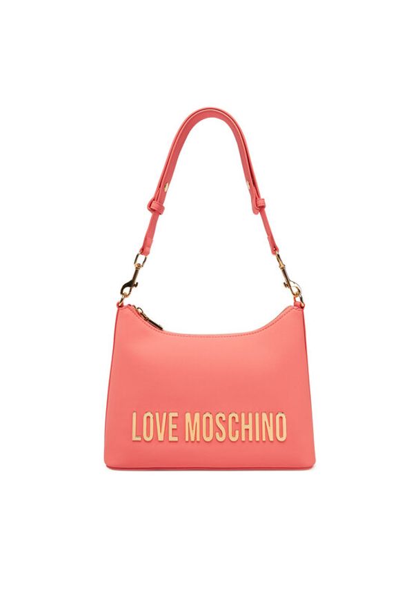 Love Moschino - LOVE MOSCHINO Torebka JC4025PP1MKD0464 Koralowy. Kolor: pomarańczowy. Materiał: skórzane