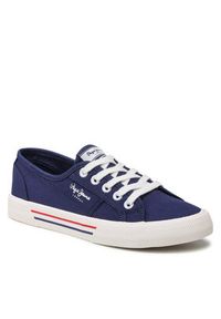 Pepe Jeans Tenisówki Brady W Basic PLS31287 Granatowy. Kolor: niebieski. Materiał: materiał #7